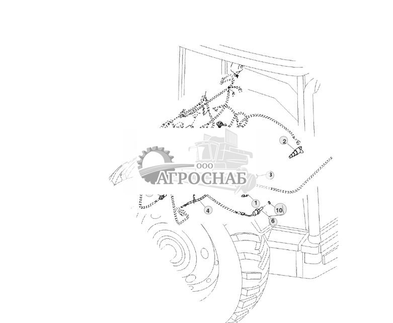 Датчики и переключатели (жгут проводов шасси) - ST75060 366.jpg